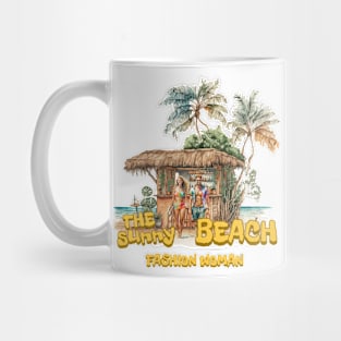 The sunny beach Mug